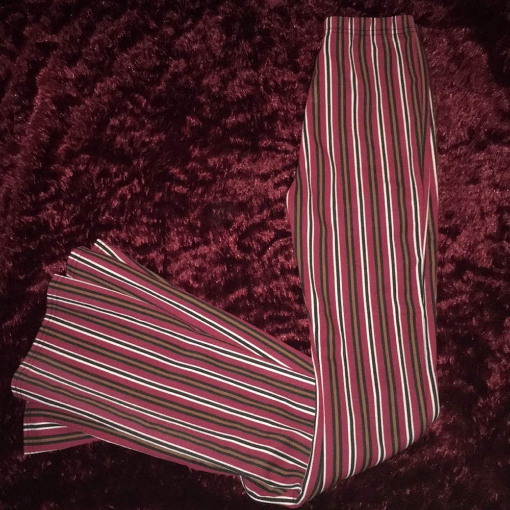 Nasty gal striped flare pants